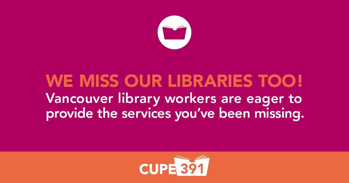 CUPE BC Library Campaign – CUPE 391