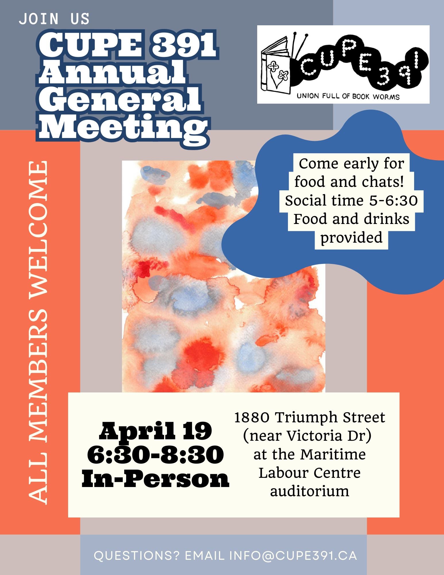 CUPE 391 AGM Poster